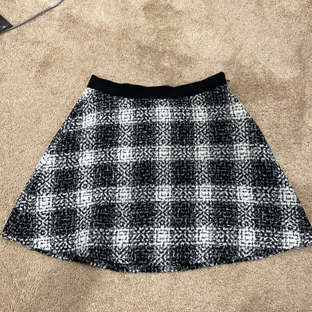 BCBGeneration Plaid Mini Skirt